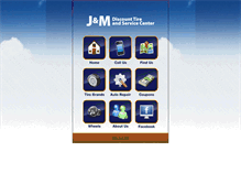 Tablet Screenshot of jandmtires.com